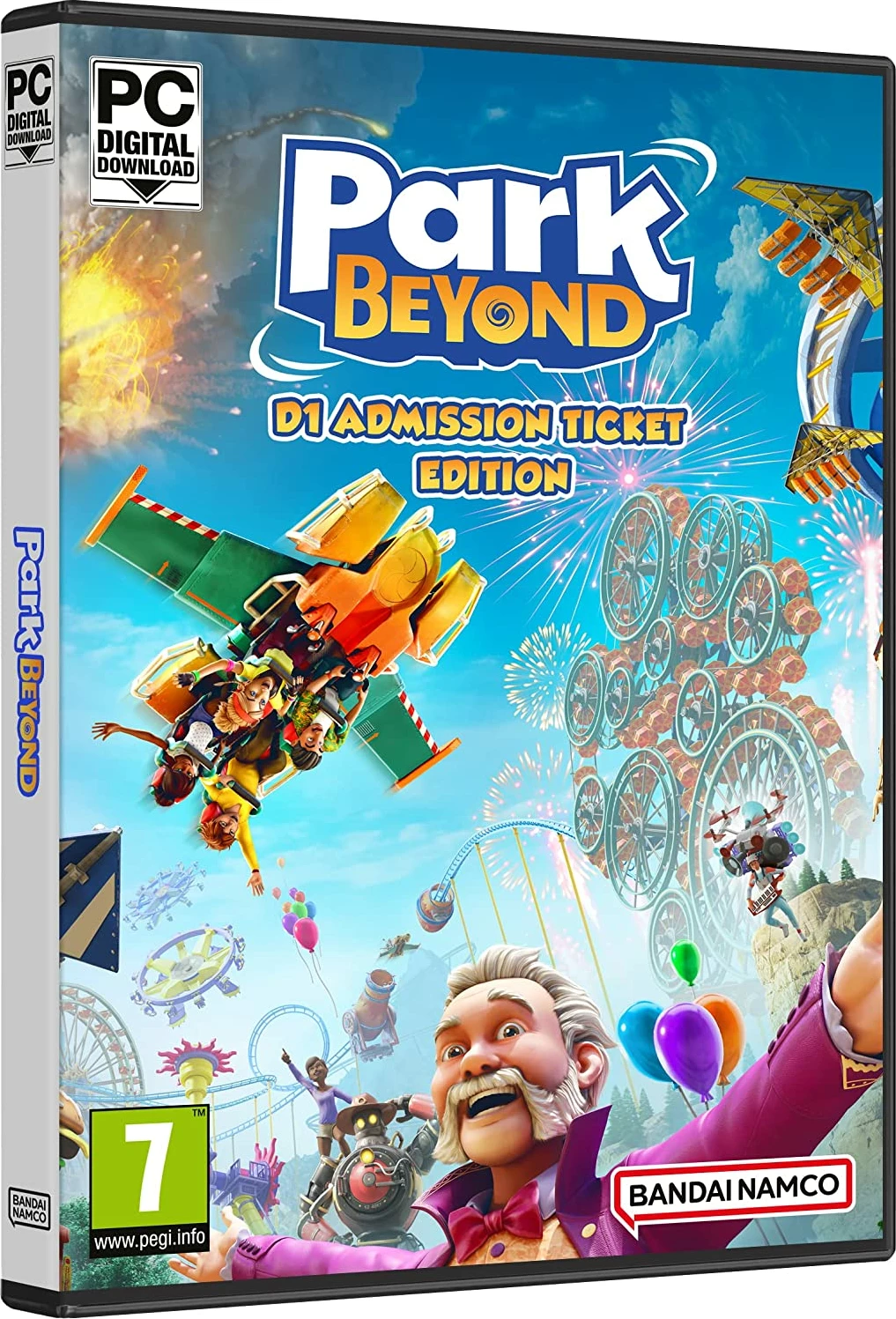 Lojë për PC Bandai Namco Park Beyond Day-1 Admission Ticket Edition, Steam kod, set (SteelBook, soundtrack, kartolina, stikerë)