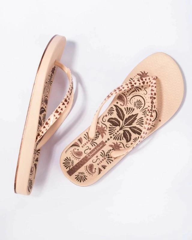 Flip-flopa për femra Ipanema, bezhë