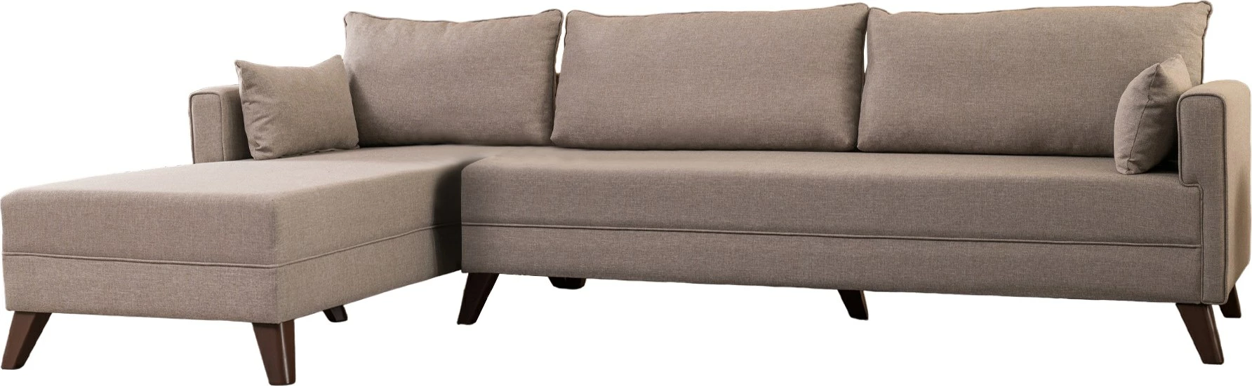 Këndare Bella, ngjyrë krem, Atelier del Sofa, kënd majtas