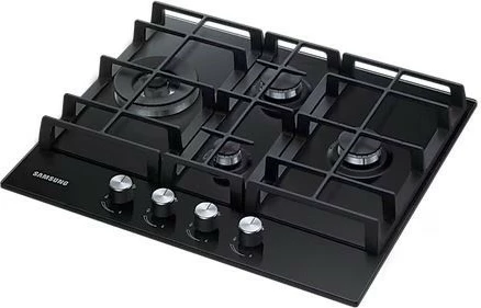 Pllakë gazi Samsung NA64H3030BK/O1, 4 zona, xham, e zezë