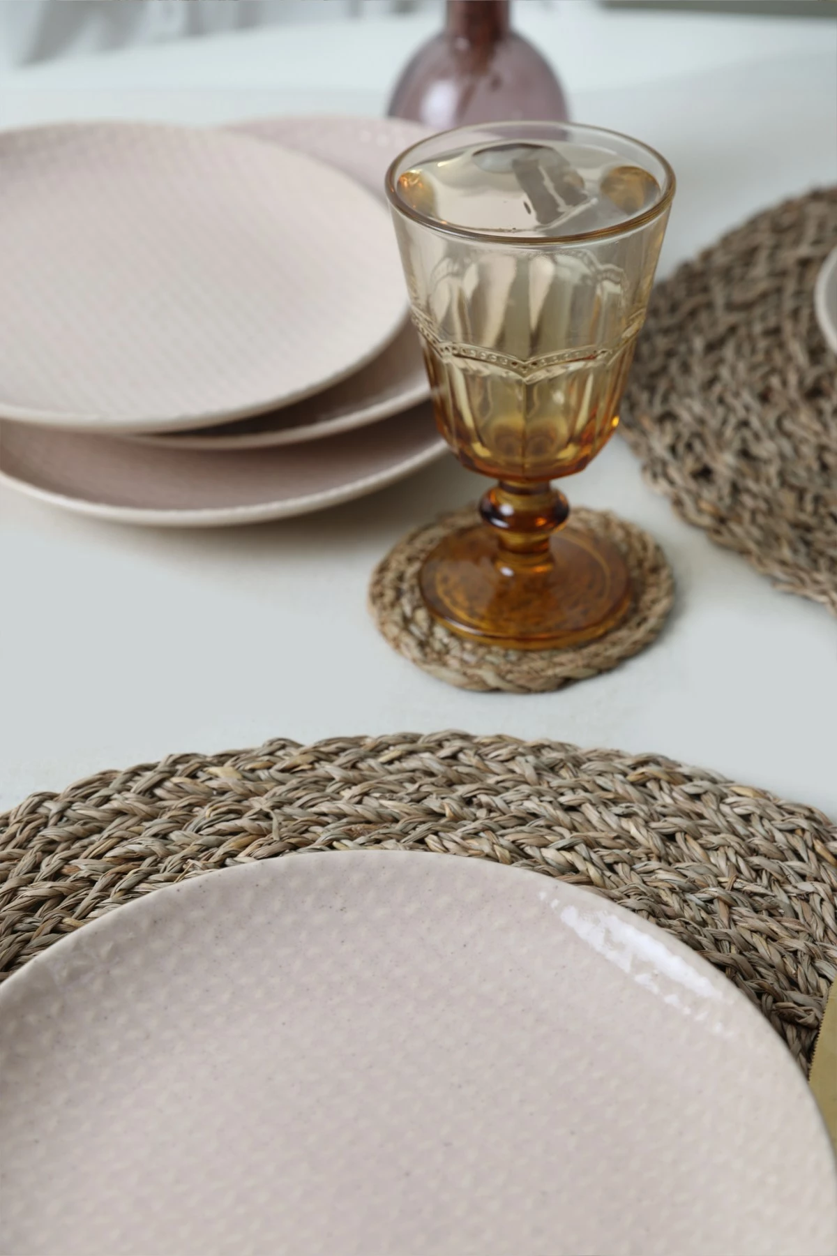 Set pjatash për ëmbëlsira, krem, Hermia Concept, 6 copë, X00018989