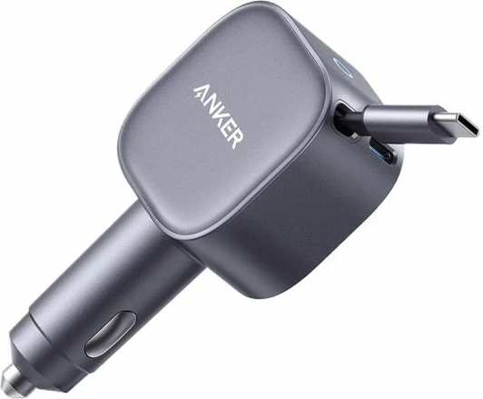 Karikues veture ANKER Nano A2738HA2 75W me kabllo të integrume 70 cm, gri e errët