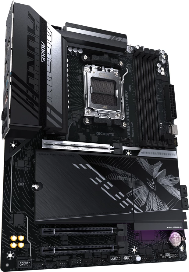 Pllakë amë GIGABYTE B850 AORUS ELITE WF7, AM5, ATX, 4xDDR5, WiFi 7, BT 5.4