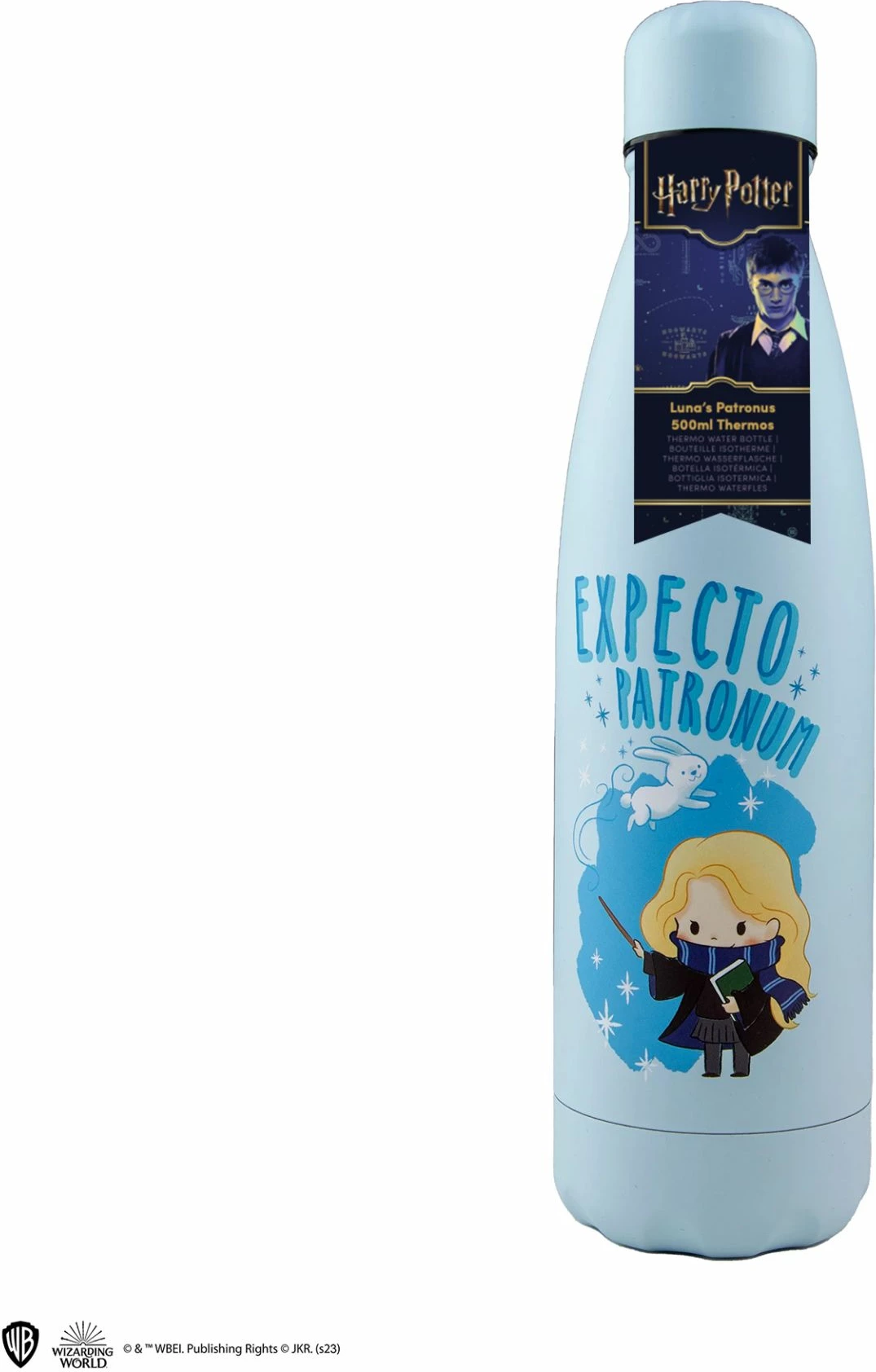 Shishe termike Cinereplicas Harry Potter Luna's Patronus 500 ml inox, kaltër e hapur