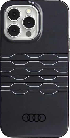 Mbështjellës Audi IML MagSafe për iPhone 13 Pro / 13, i zi