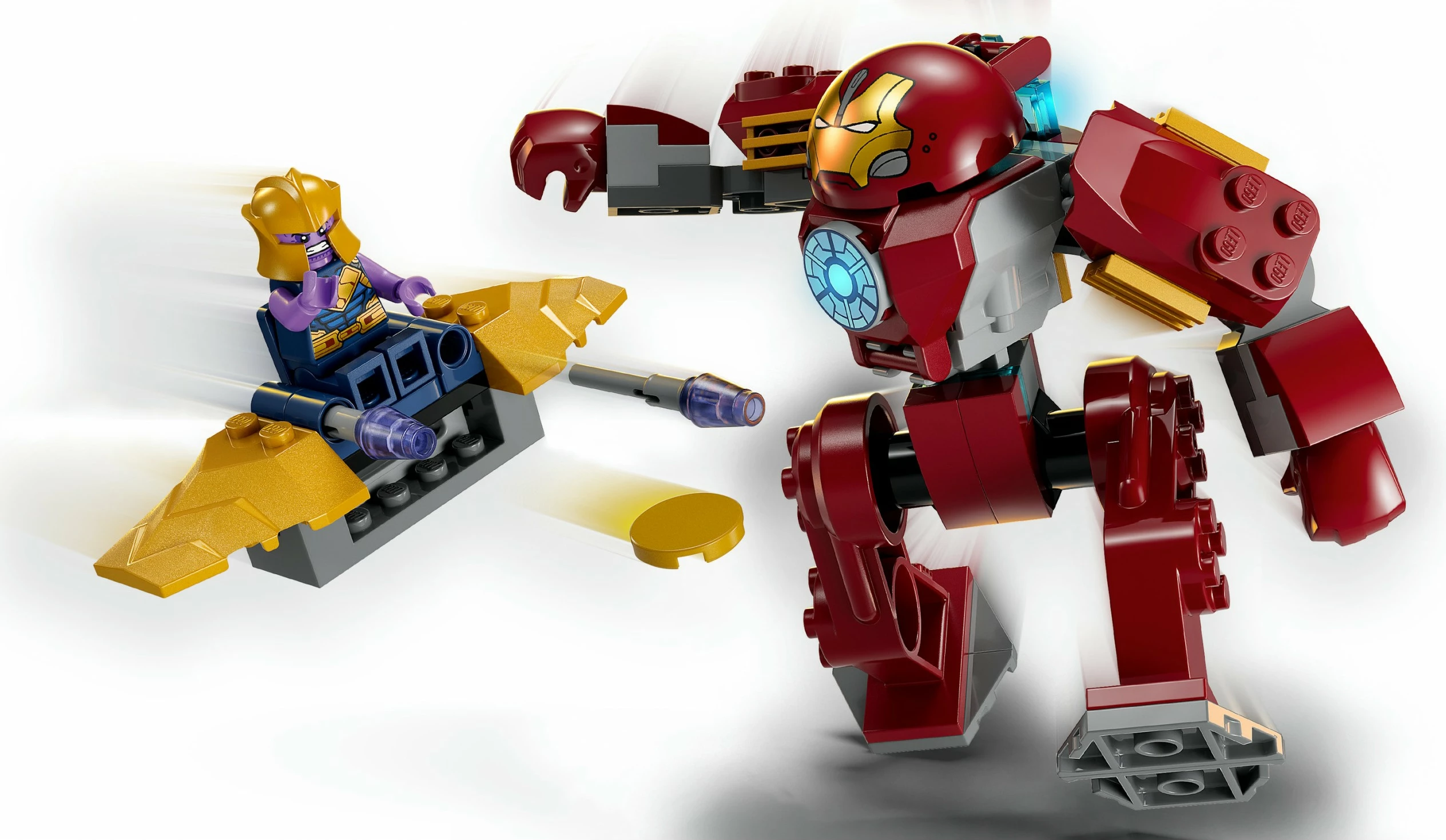 Set ndërtimi LEGO Iron Man Hulkbuster vs. Thanos, 66 pjesë, plastikë, shumëngjyrësh