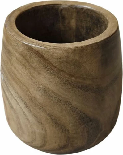 Vazo druri Cedar, kafe, 24x24x24 cm