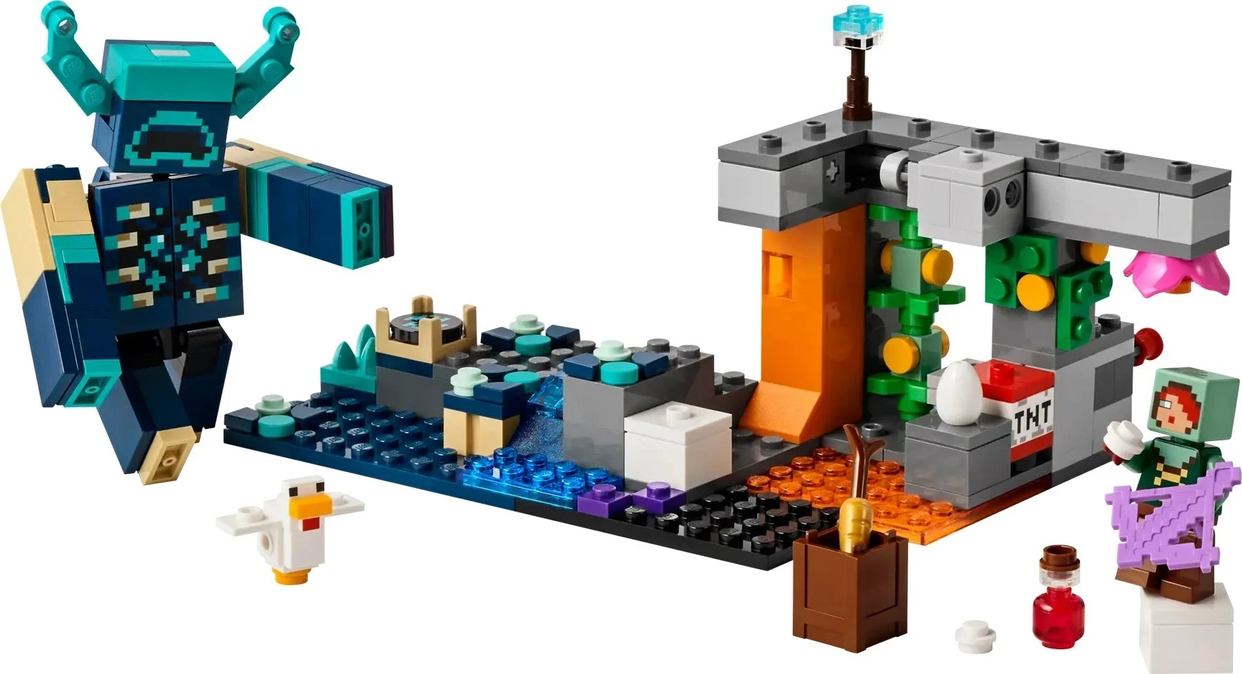 Set LEGO Minecraft The Warden Encounter 21274, 238 pjesë