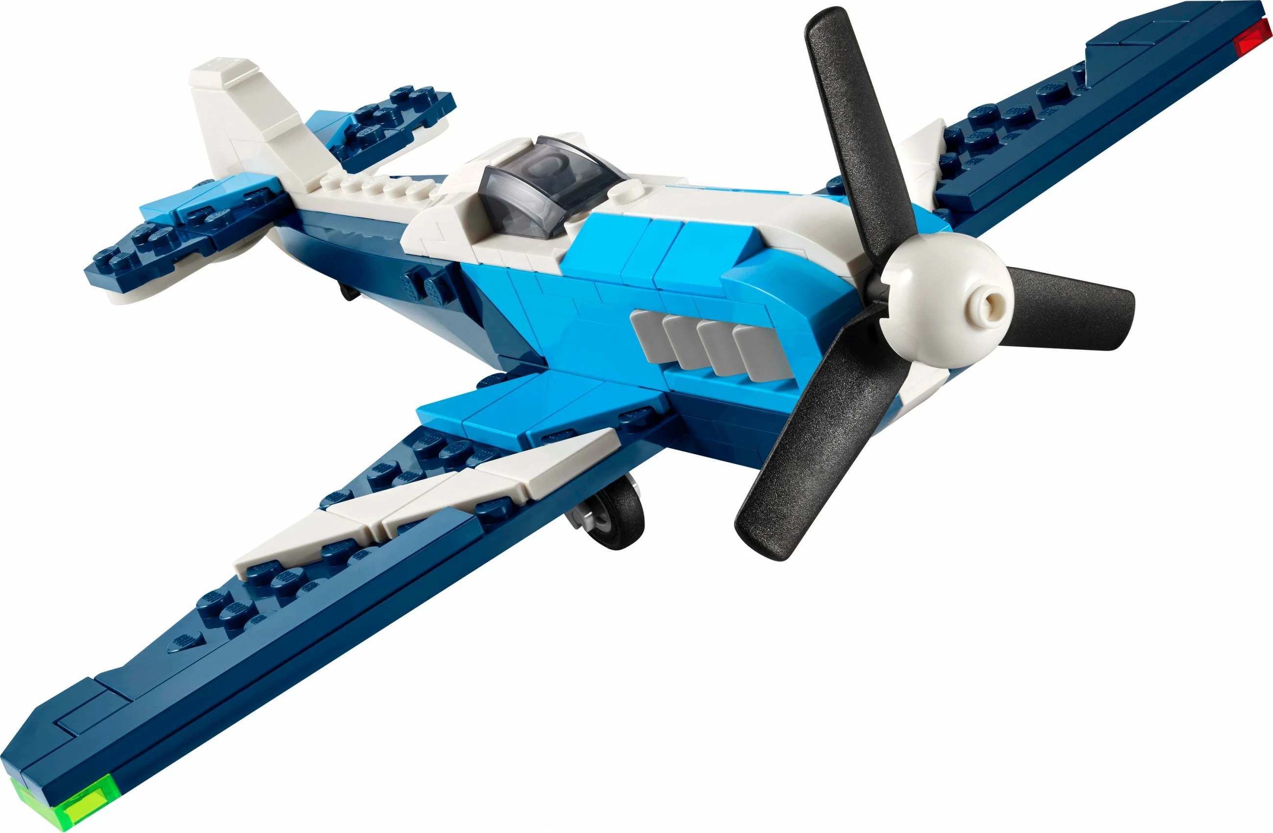 Set ndërtimi LEGO Creator 3-in-1 31160, 178 pjesë, aeroplan garash, blu