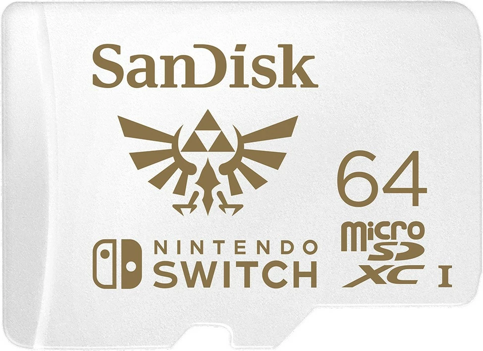 Kartelë memorie SanDisk Nintendo Switch 64GB microSDXC, e bardhë
