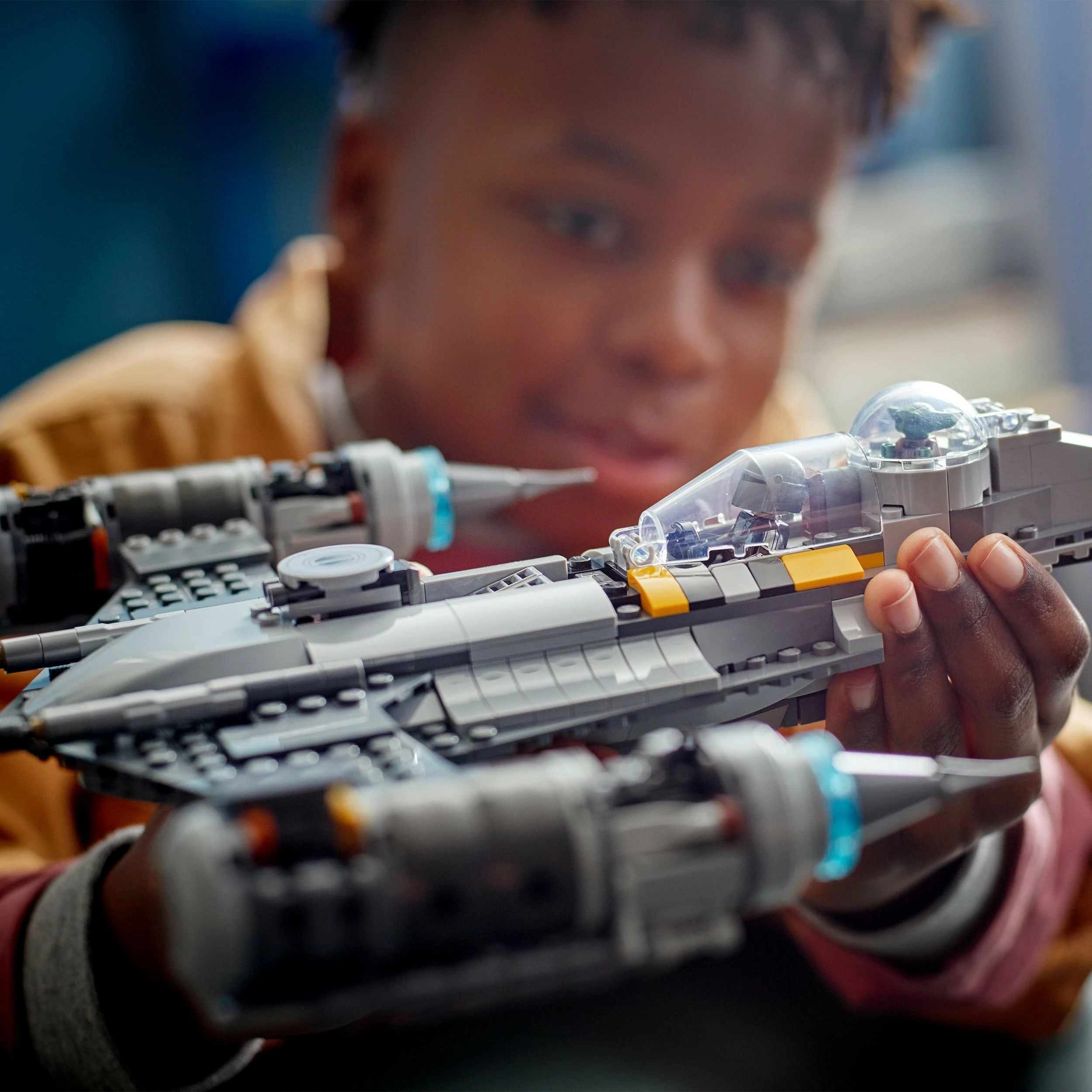 Set ndërtimi LEGO Star Wars The Mandalorian’s N-1 Starfighter, 412 pjesë, plastikë, shumëngjyrësh