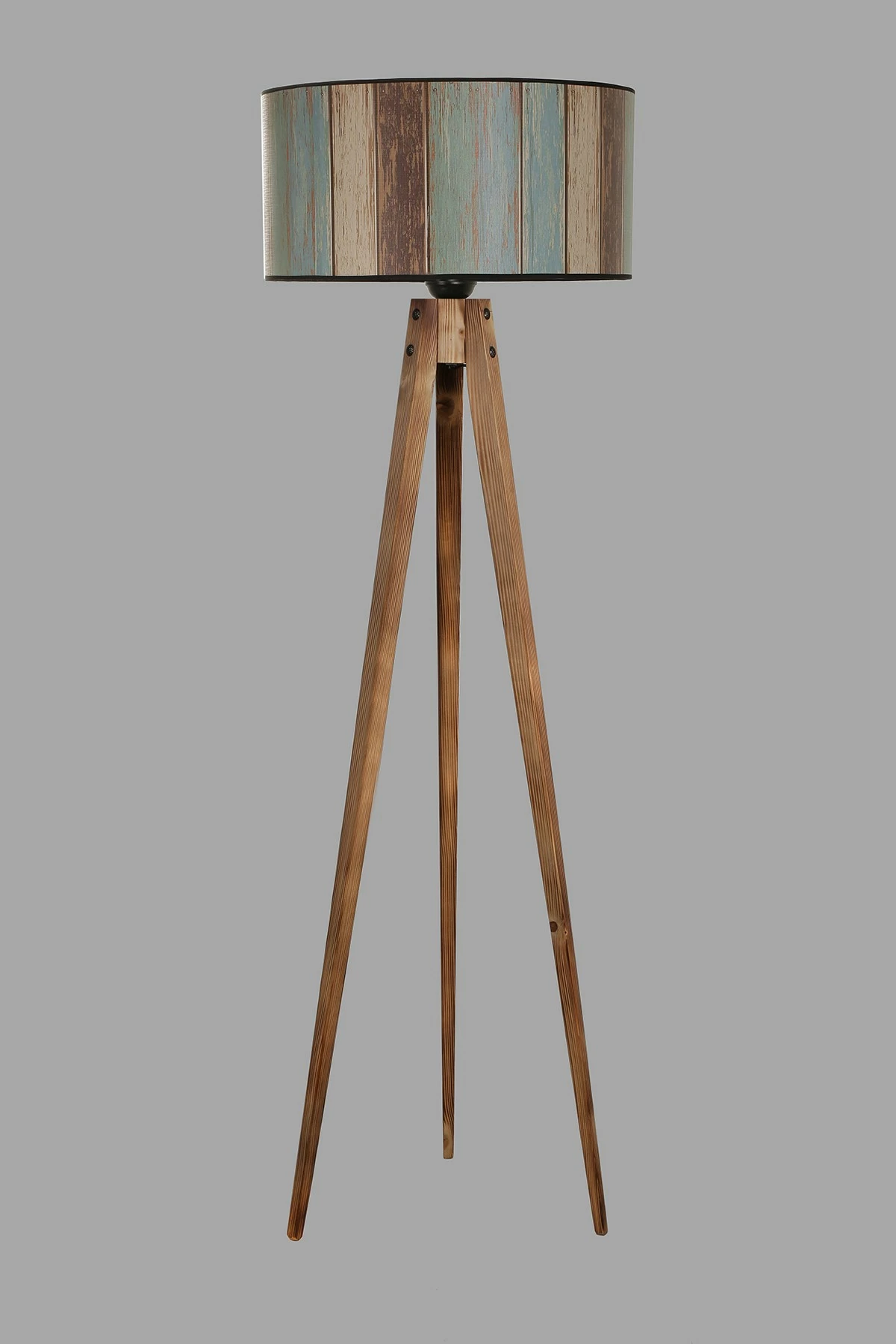 Lambader tripod Opviq, trup druri, abazhuri shumëngjyrësh, 153cm