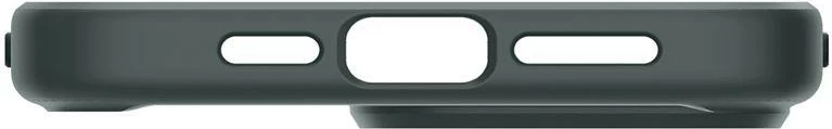 Mbështjellës Spigen Ultra Hybrid për iPhone 15 Pro Max, Gjelbër e errët