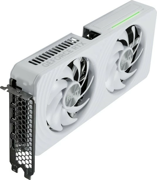 Kartelë grafike Palit GeForce RTX 5060 Ti WHITE OC, 8GB GDDR7, 128bit, 3DP/HDMI, e bardhë