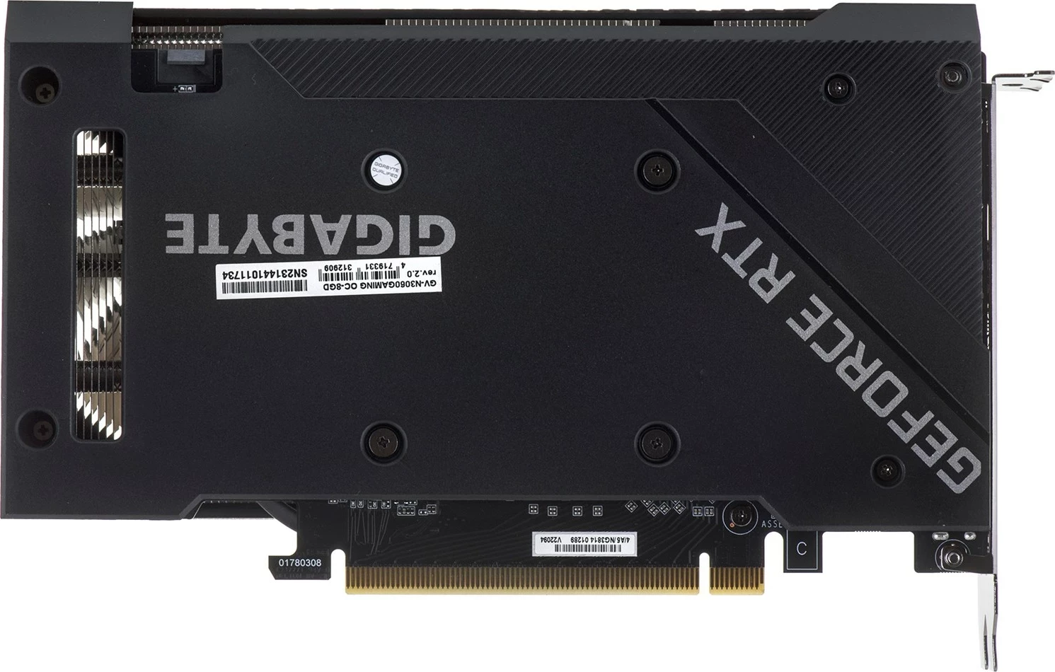 Kartë grafike Gigabyte GeForce RTX 3060 GAMING OC 8GB, e zezë