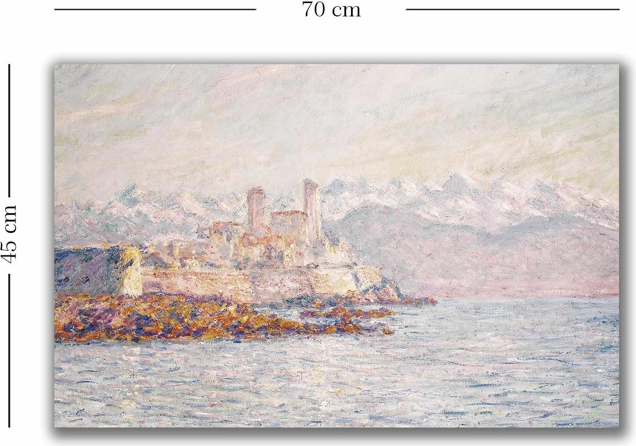 Pikturë dekorative në kanavacë Wallity, 4570MONET026, shumëngjyrëshe, 45x70cm