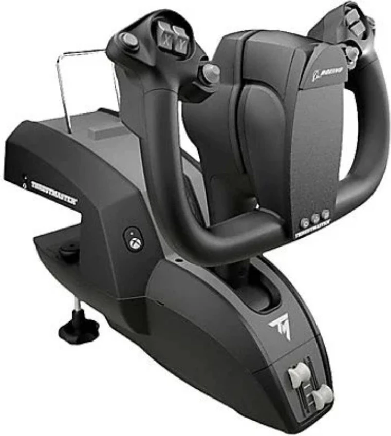 Kontroller fluturimi Thrustmaster TCA Yoke Boeing Edition 4460209, e zezë