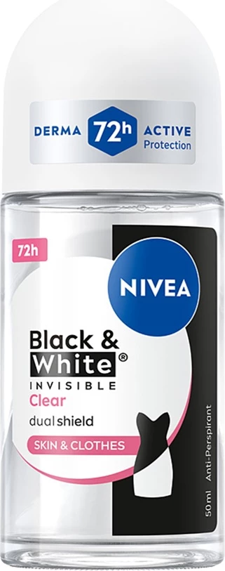 Deodorant për femra Nivea Black & White Invisible Clear 50ml