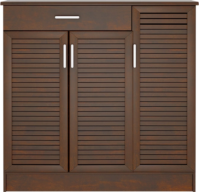 Dollap këpucësh Sante 30 palë ngjyrë arre 120x37x123cm