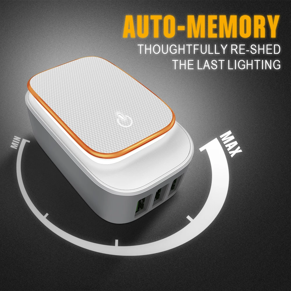 Karikues USB LDNIO A3305 3x USB 3.4A 17W me kabllo USB-C, LED, ari