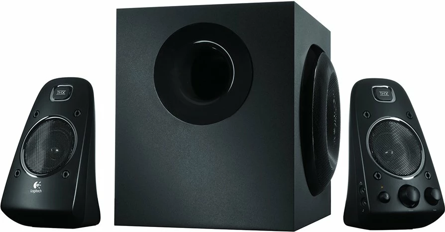 Sistem altoparlantësh LOGITECH Z623 2.1, 200 W, 3.5 mm, i zi
