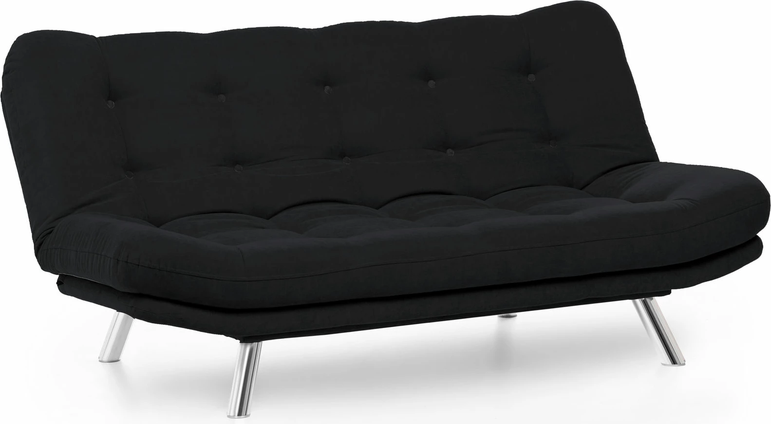 Divan-krevat treshe, Atelier del Sofa, Misa Sofabed, ngjyrë e zezë