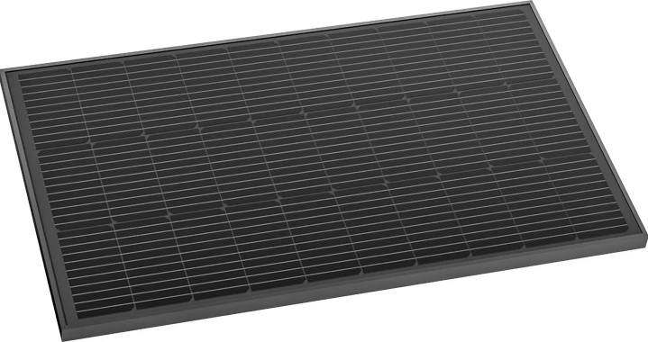 Set panel fotovoltaik EcoFlow 2x100W, strukturë e ngurtë, i zi