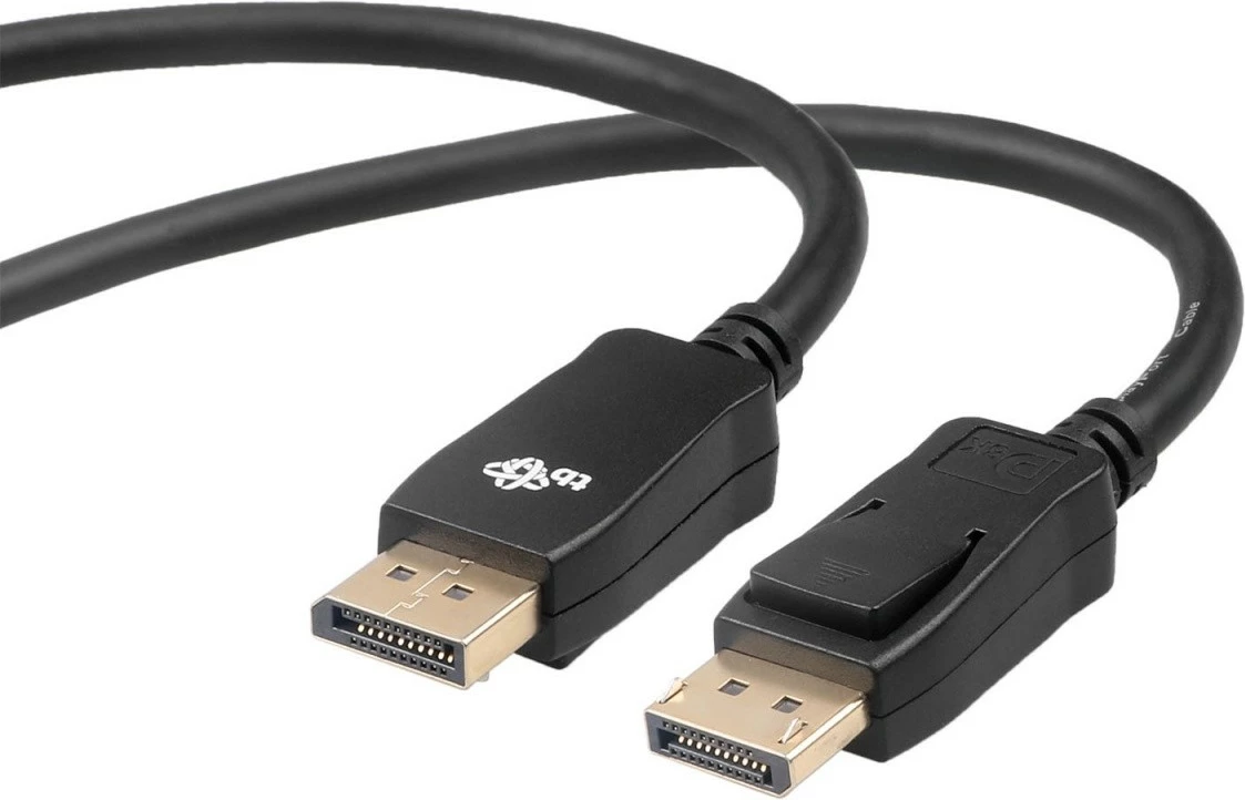 Kabllo DisplayPort TB 1.8m, v1.4, e zezë