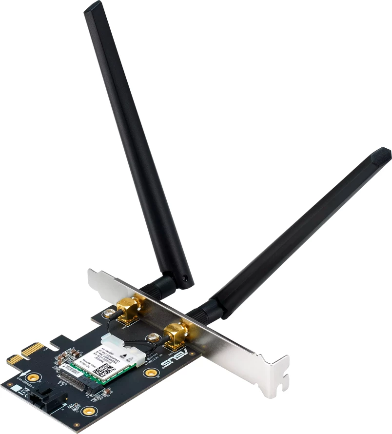 Adapter WiFi 6 PCIe ASUS PCE-AX1800 AX1800 Dual-Band, Bluetooth 5.2, WPA3, OFDMA/MU-MIMO, i zi