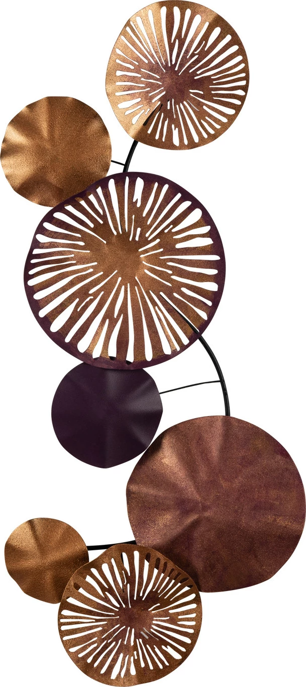 Aksesor dekorativ metalik për mur, Wallity Astrid, CH102-2