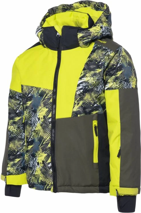 Jakne ski për fëmijë Brugi, e verdhë