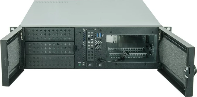 Kasë serveri Chieftec UNC-310A-B, 3U, ATX/micro ATX, e zezë