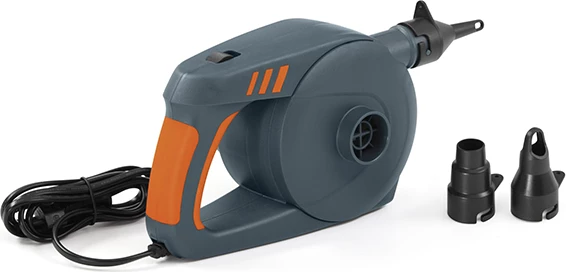 Pompë elektrike për fryrje/shfryrje Desjoyaux Premium 210W 1100L/min 220V, gri/portokalli, me 3 adaptera
