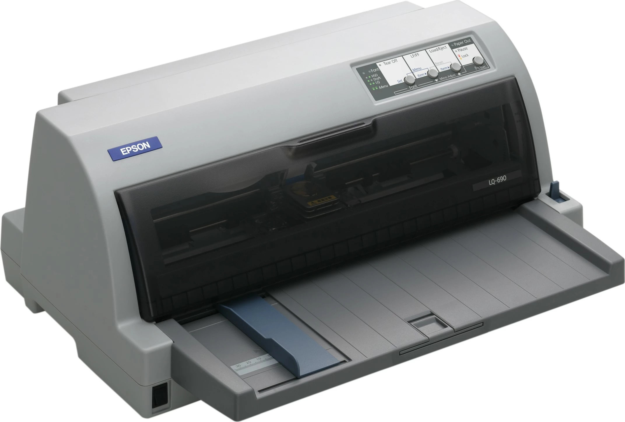 Printer dot matrix Epson LQ-690, 24 gjilpëra, USB 2.0, paralel, gri