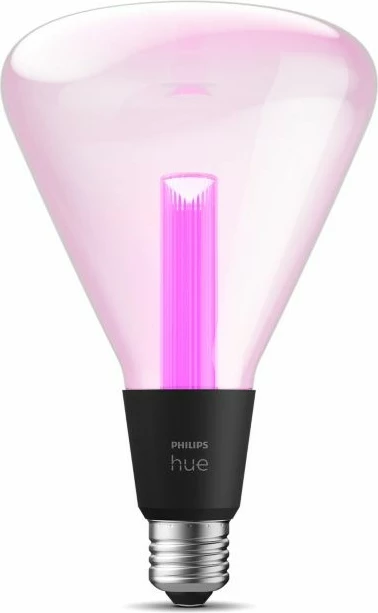 Llambë smart Philips Hue 929003151402, Bluetooth/Zigbee, E27, Luster, Ndryshon ngjyrë, Transparente