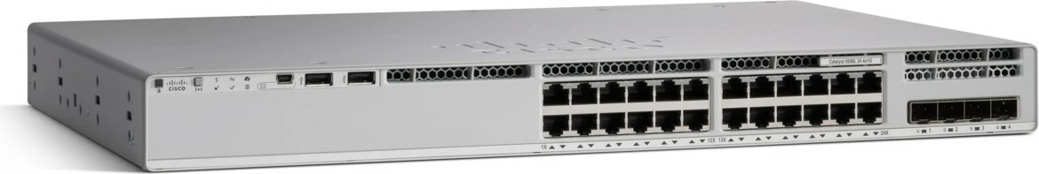 Switch Cisco Catalyst C9200L, 24 porte Gigabit, Managed, L3, gri