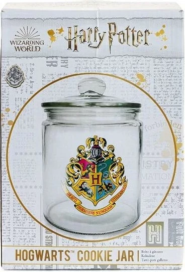 Barattol për biskota Paladone Harry Potter, xham, me stemë Hogwarts