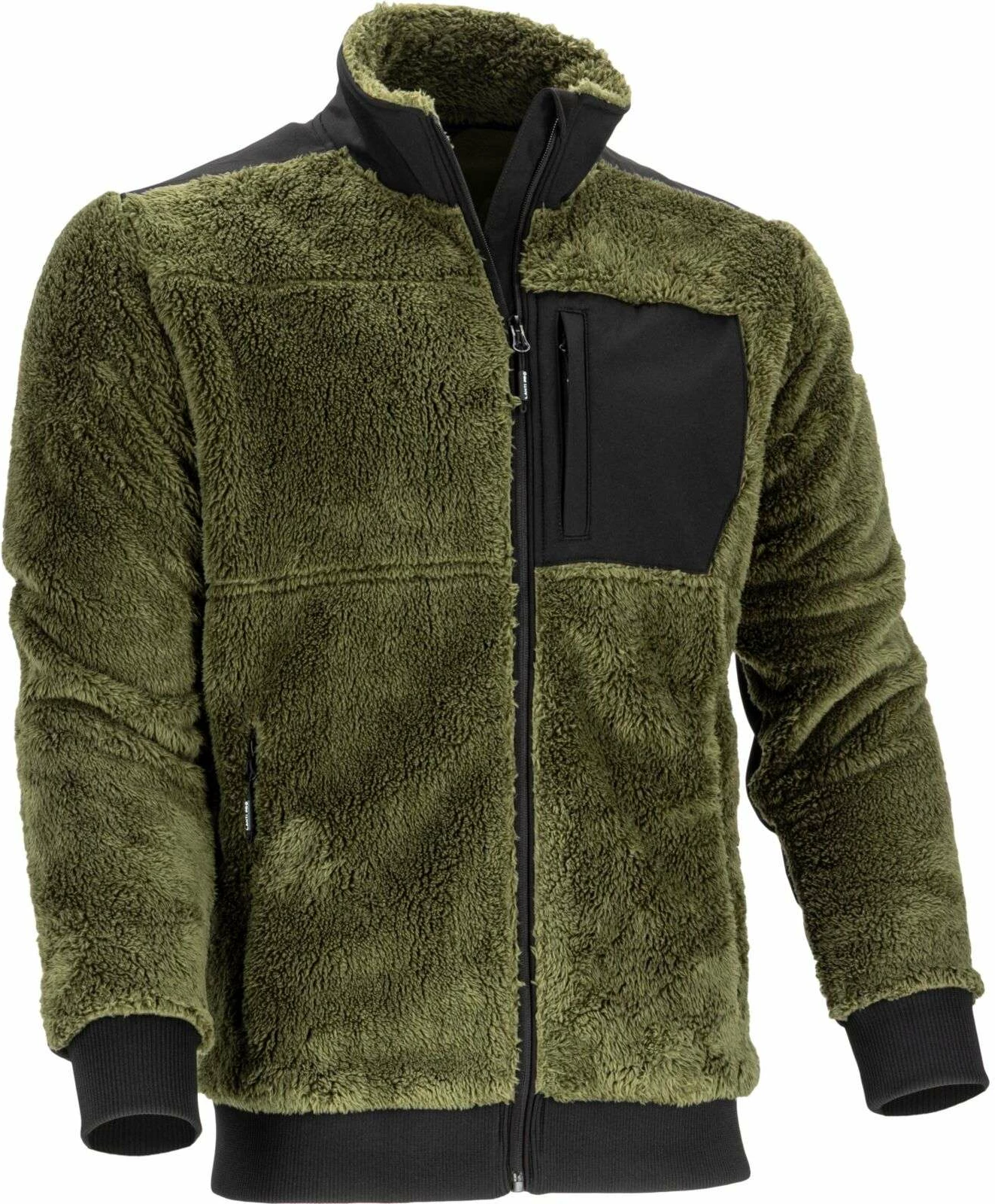 Xhaketë flis Sherpa LAHTI PRO L4015401, madhësi S, 300 g/m², 3 xhepa me zinxhir, e gjelbër