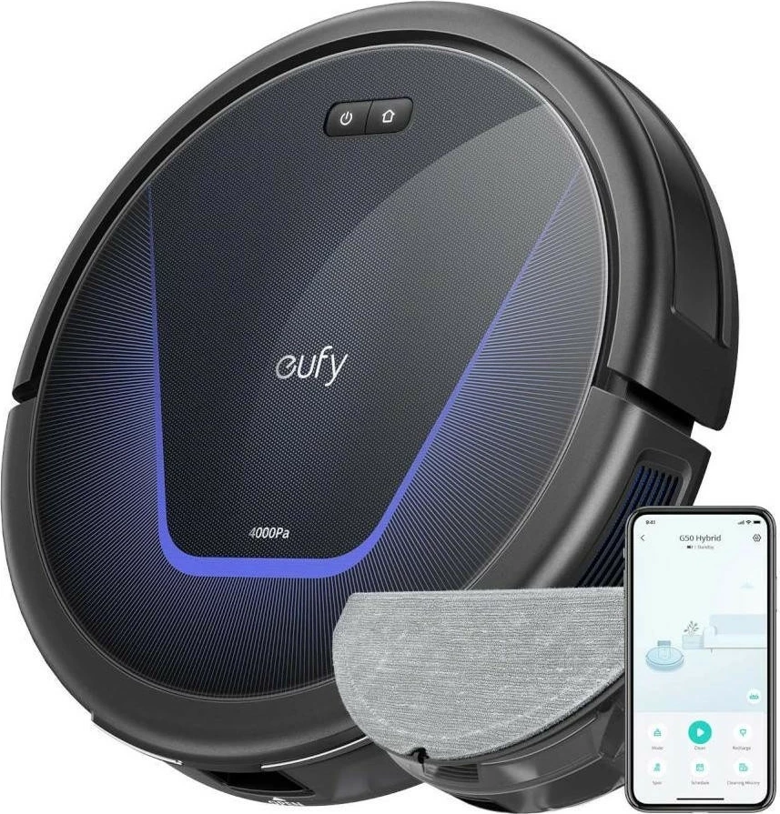 Robot pastrues Eufy G50 Hybrid, 2n1, i zi