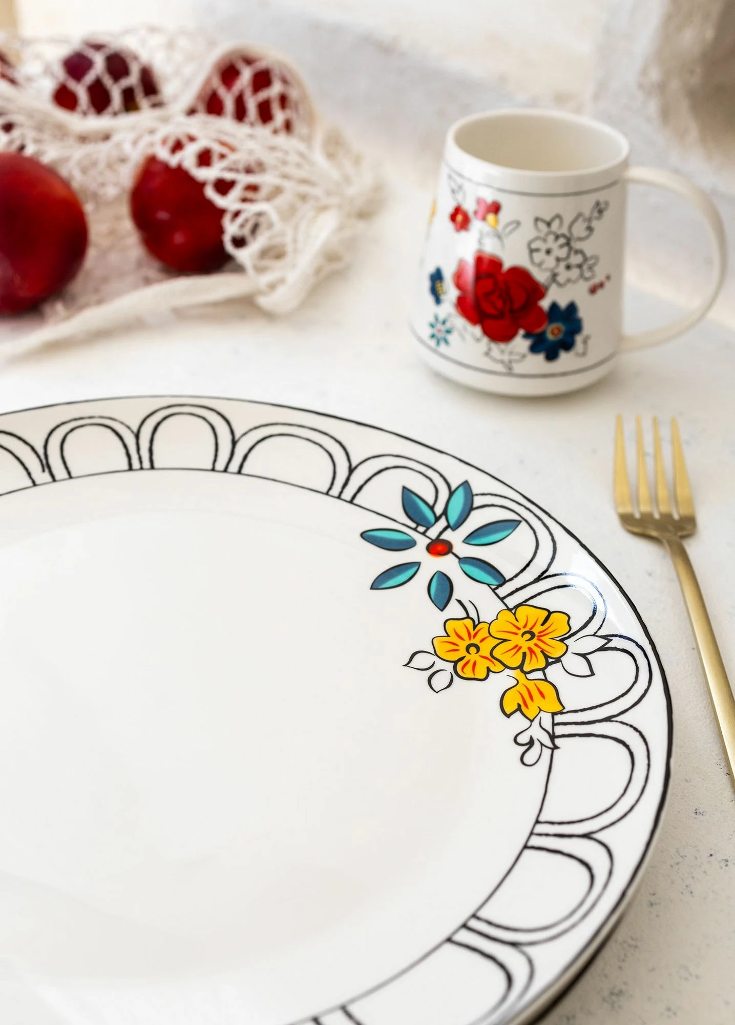 Set pjatash shërbimi (6 copë), Hermia, DNR0054