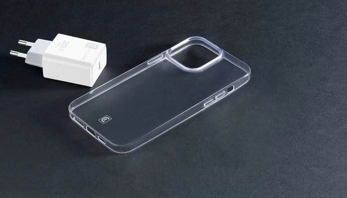 Mbështjellës Cellular Line Starter Kit për iPhone 14, 20W, i bardhë