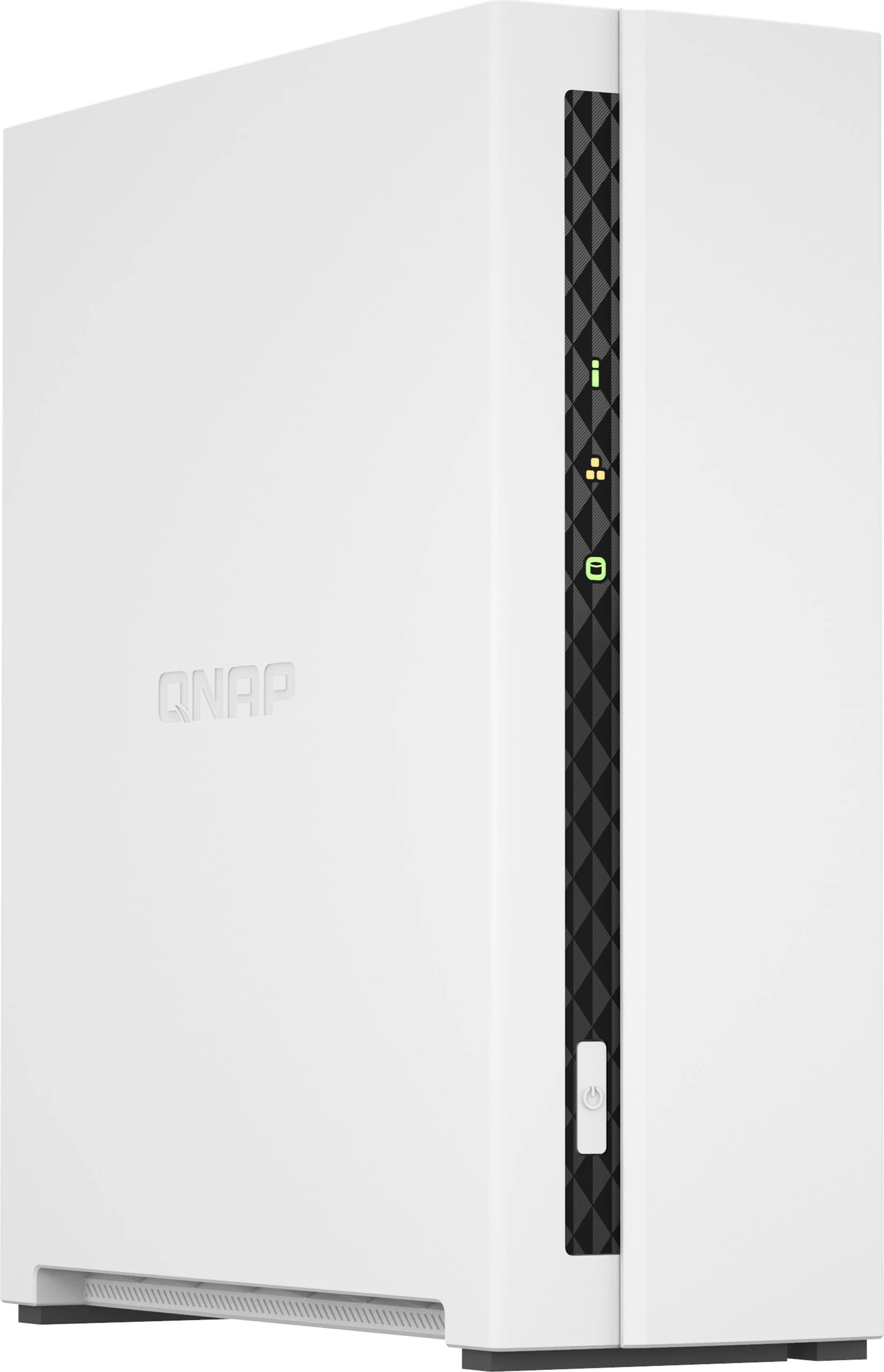 NAS QNAP TS-133, 1 bay, ARM Quad Core 1.8GHz, 2GB RAM, bardhë