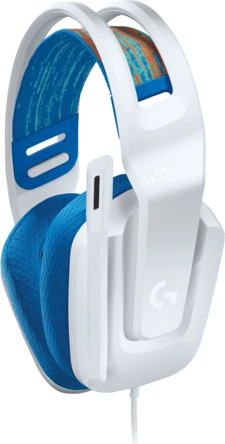 Kufje Logitech G335, me mikrofon, të bardha