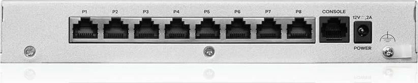 Firewall rrjeti ZyXEL Flex 100HP USGFLEX100HP-EU0102F, 8x LAN RJ-45, 1x WAN, 3 Gbit/s, gri