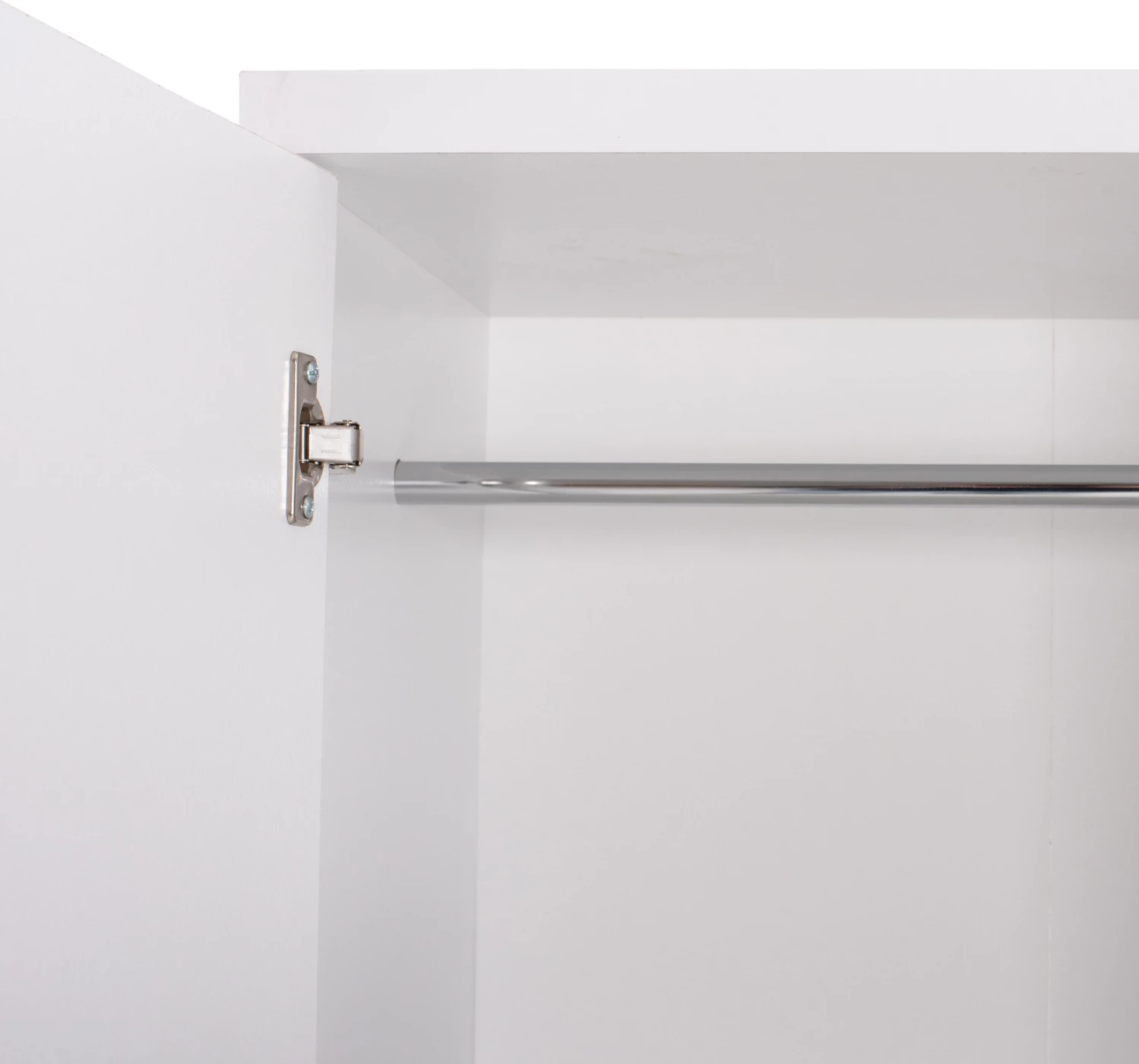 Dollap BAILEY FH337.05 2-dyer 3 rafte melamine, ngjyrë e bardhë, 60x43x181 cm