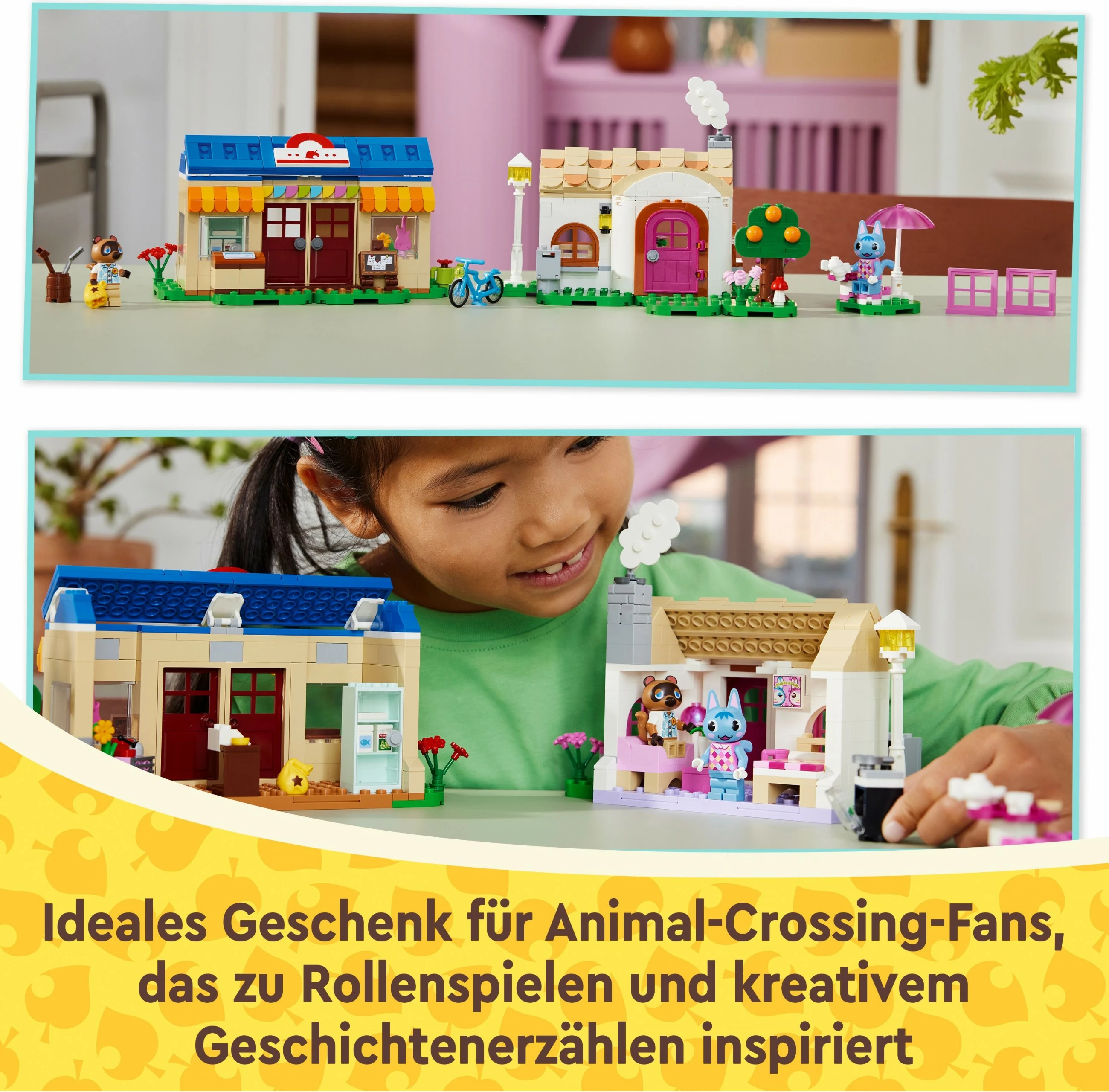 Set ndërtimi LEGO Animal Crossing 77050, 535 pjesë, shumëngjyrësh