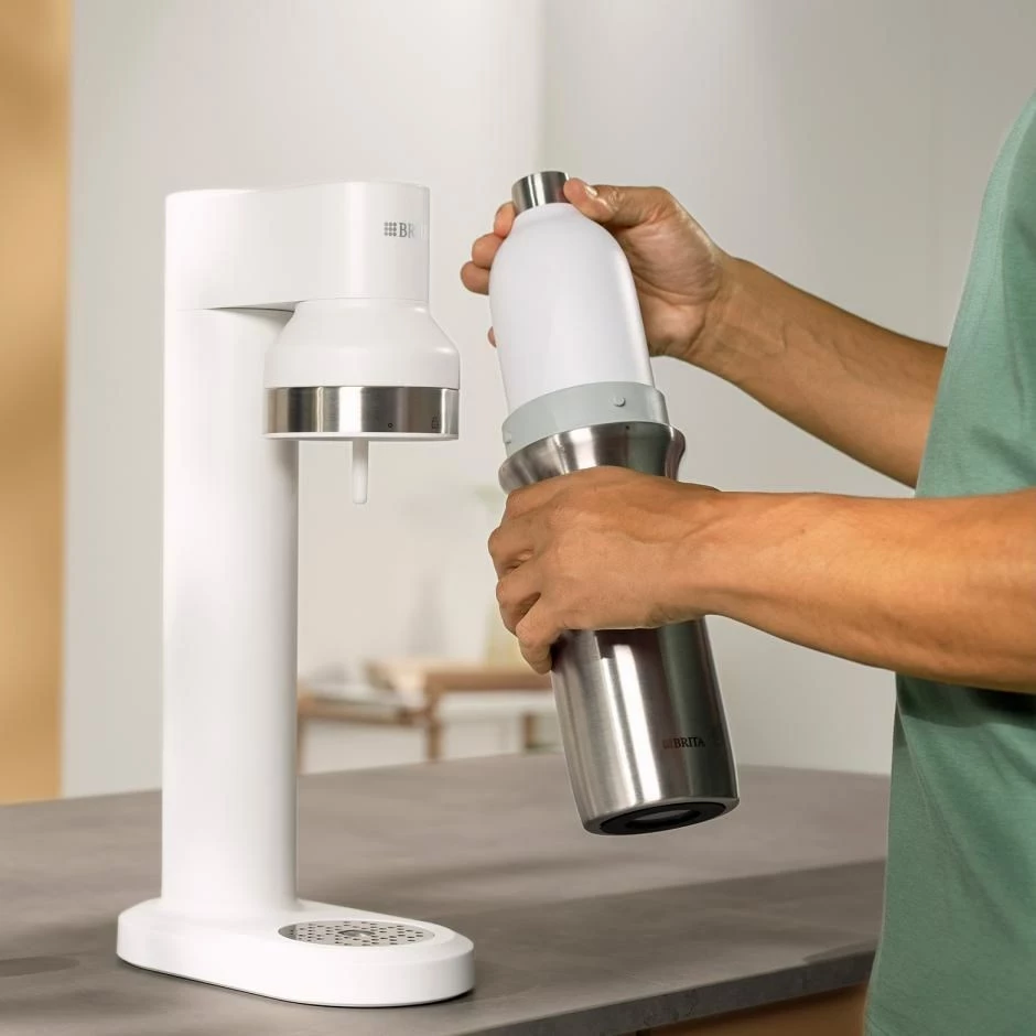Saturator BRITA sodaTRIO, Bardhë