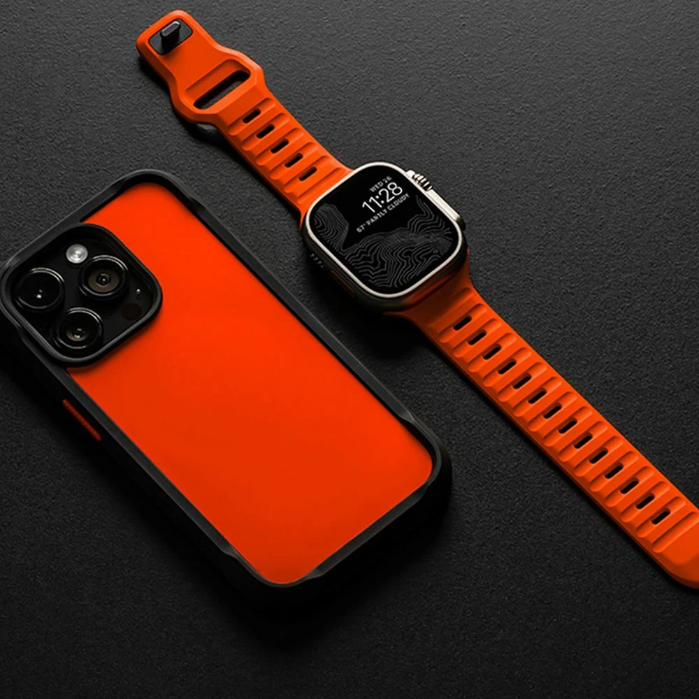 Rrip sportiv Tech-Protect IconBand Line për Apple Watch 42/44/45/49 mm, i zi