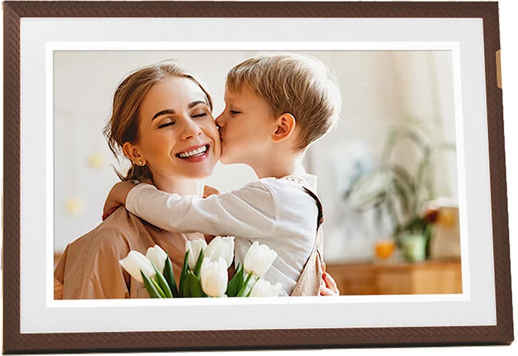 Kornizë digjitale Arzopa D10, 10.1", 32 GB, kafe e errët