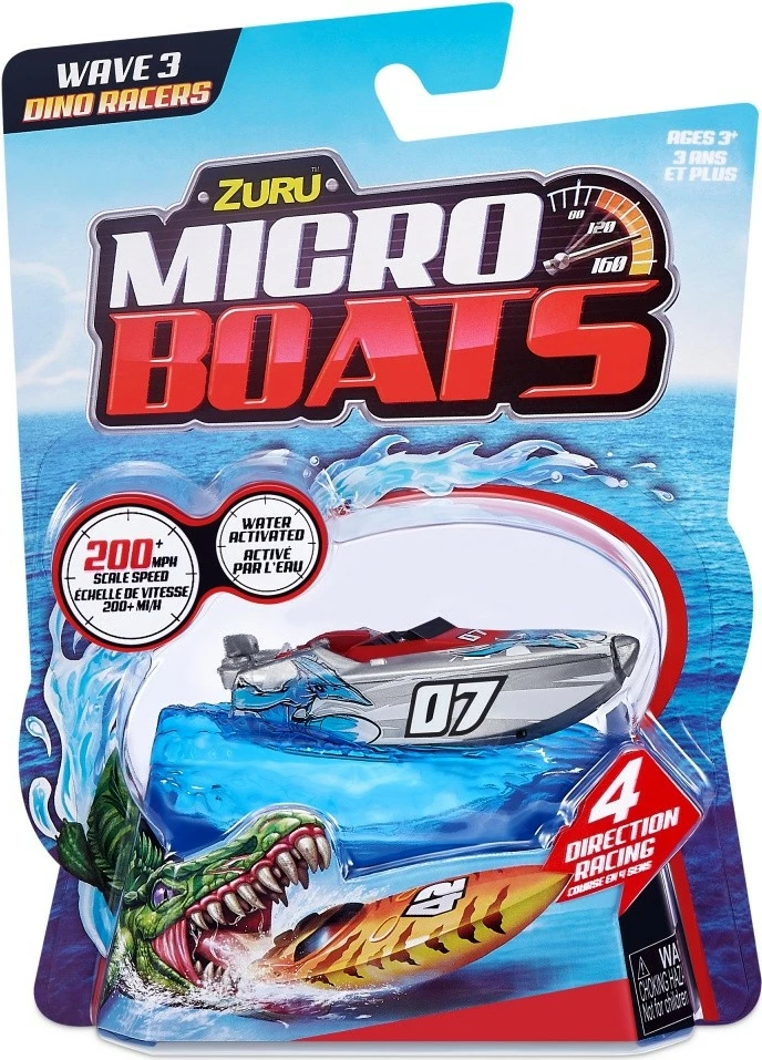 Lodër barkë ZURU Robo Alive Micro Boat Series 3, plastikë, ngjyra të ndryshme